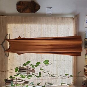 A New Day Mustard Color Maxi Dress Size Large